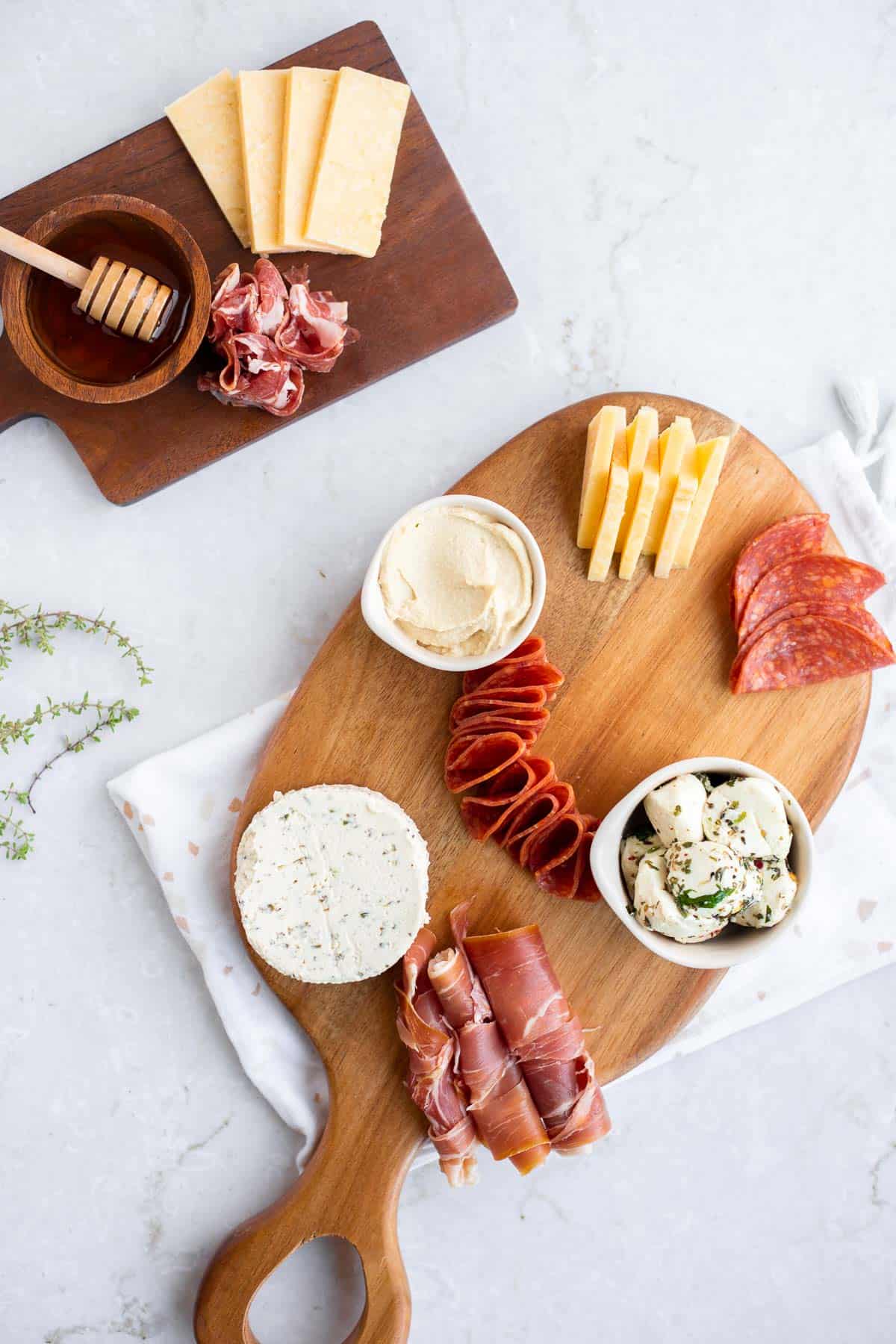 Easy, Simple, and Small Charcuterie Board - The Fit Peach